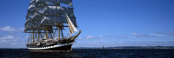 Boating: Tall ships race in the ocean, Baie De Douarnenez, Finistere, Brittany, France #2 by Panoramic Images