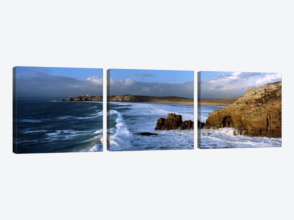Crozon Peninsula, Finistere, Brittany, France by Panoramic Images 3-piece Canvas Wall Art