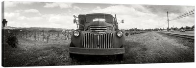 Old Vineyard Truck, Napa Valley, California, USA Canvas Art Print - Trucks