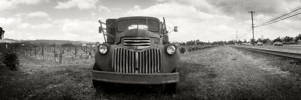 Wine: Old Vineyard Truck, Napa Valley, California, USA by Panoramic Images