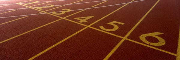 Track & Field: Track, Starting Line by Panoramic Images