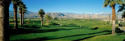 Desert Springs Golf Course, Desert Springs, California, USA by Panoramic Images framed canvas print