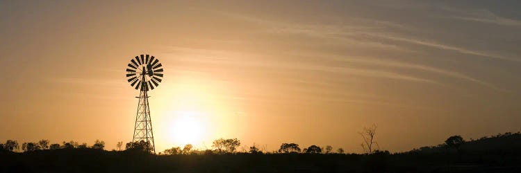 Windmill at sunrise