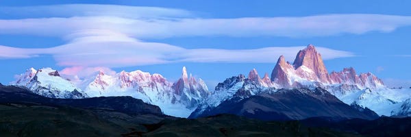 Argentina: Cloudy Mountain Landscape, Fitz Roy-Torre Group, Andes, Southern Patagonian Ice Field by Panoramic Images
