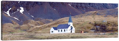 Old whalers church, Grytviken, South Georgia Island Canvas Art Print - Churches & Places of Worship