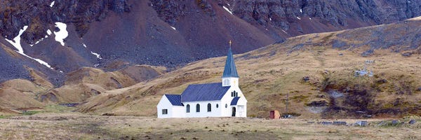 Antarctica: Old whalers church, Grytviken, South Georgia Island by Panoramic Images