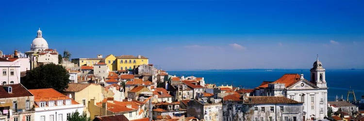 Coastal Cityscape, Alfama District, Lisbon, Portugal