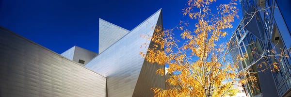 Colorado: Low angle view of skyscrapers, Downtown Denver, Denver, Colorado, USA by Panoramic Images