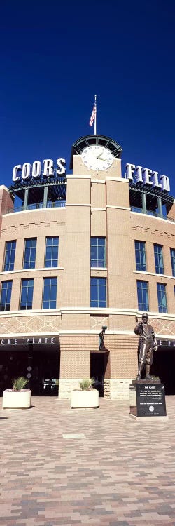 Facade of a baseball stadium, Coors Field, Denver, Denver County, Colorado, USA