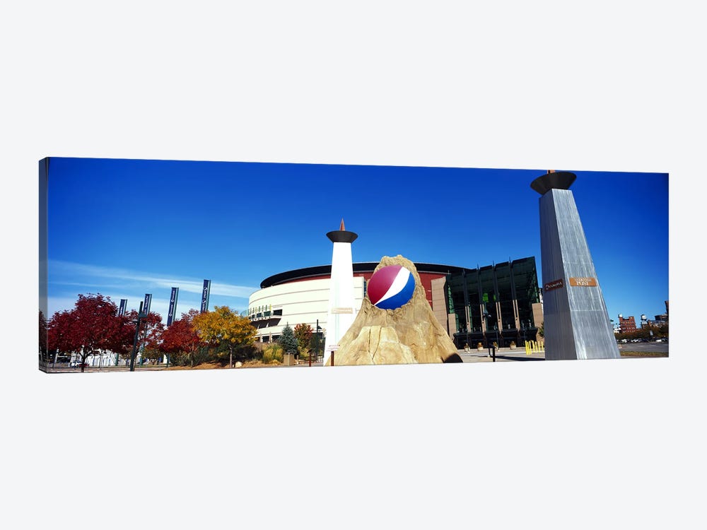 Building in a city, Pepsi Center, Denver, Denver County, Colorado, USA by Panoramic Images 1-piece Canvas Art