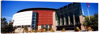Building in a city, Pepsi Center, Denver, Denver County, Colorado, USA #2 Canvas Art Print - Basketball Art