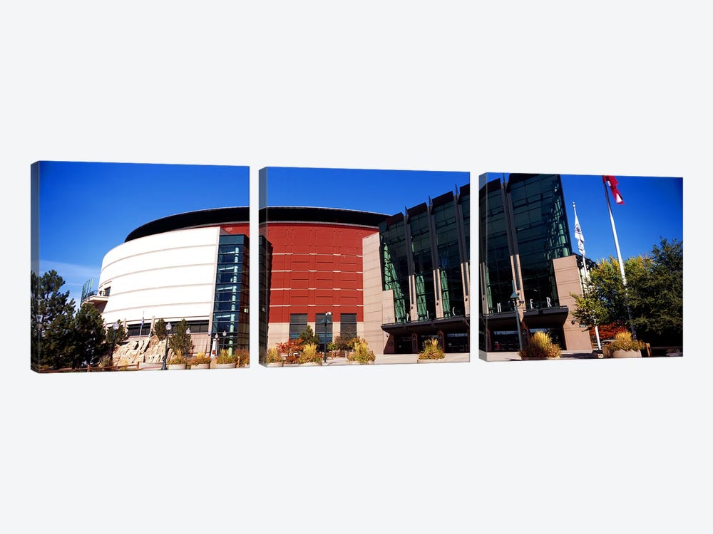 Building in a city, Pepsi Center, Denver, Denver County, Colorado, USA #2 by Panoramic Images 3-piece Art Print