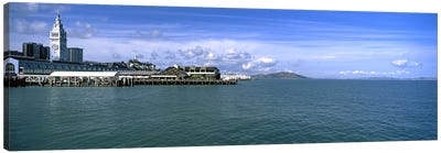 Buildings at the waterfront, San Francisco, California, USA Canvas Art Print - San Francisco Skylines