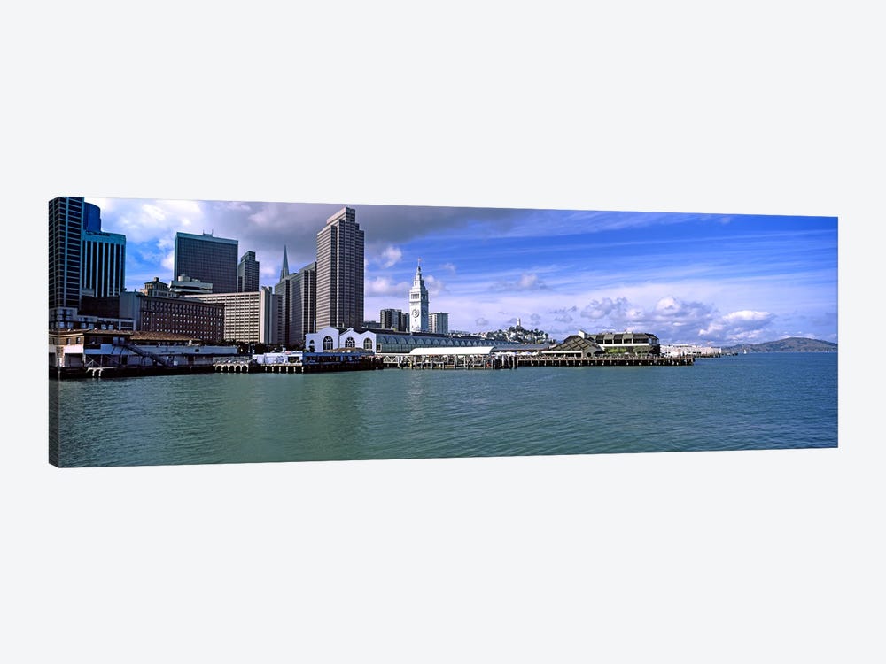 Buildings at the waterfront, San Francisco, California, USA by Panoramic Images 1-piece Art Print