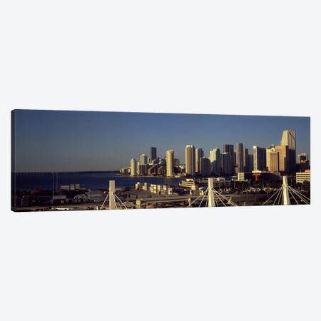 Buildings in a city, Miami, Florida, USA Canvas Print #PIM10433} by Panoramic Images Canvas Print