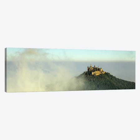 Castle on a hill, Burg Hohenzollern, Swabian Alb, Baden-Wurttemberg, Germany Canvas Print #PIM10441} by Panoramic Images Canvas Art