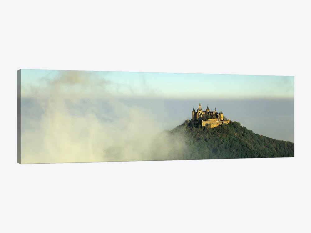 Castle on a hill, Burg Hohenzollern, Swabian Alb, Baden-Wurttemberg, Germany by Panoramic Images 1-piece Canvas Artwork