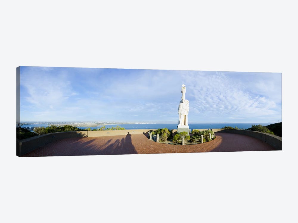 Monument on the coast, Cabrillo National Monument, Point Loma, San Diego, San Diego Bay, San Diego County, California, USA by Panoramic Images 1-piece Art Print