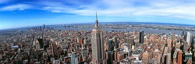 Aerial view of New York CityNew York State, USA by Panoramic Images canvas print