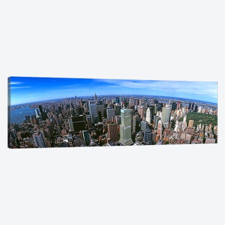Aerial view of New York CityNew York State, USA Canvas Print #PIM10467} by Panoramic Images Canvas Art Print