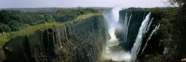Wonders Of The World: First Gorge, Victoria Falls (Mosi-oa-Tunya), Linvingstone, Zambia by Panoramic Images