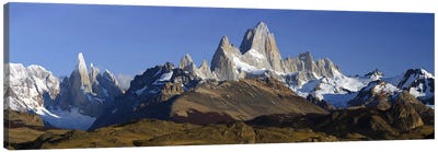 Fitz Roy-Torre Group, Los Glaciares National Park, Santa Cruz Province, Argentina Canvas Art Print - Argentina Art