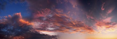 Clouds in the sky at morning by Panoramic Images canvas print
