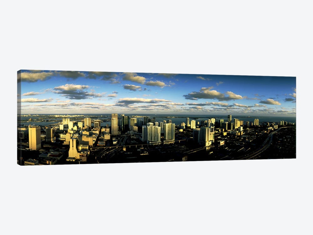 Clouds over the city skyline, Miami, Florida, USA by Panoramic Images 1-piece Canvas Wall Art
