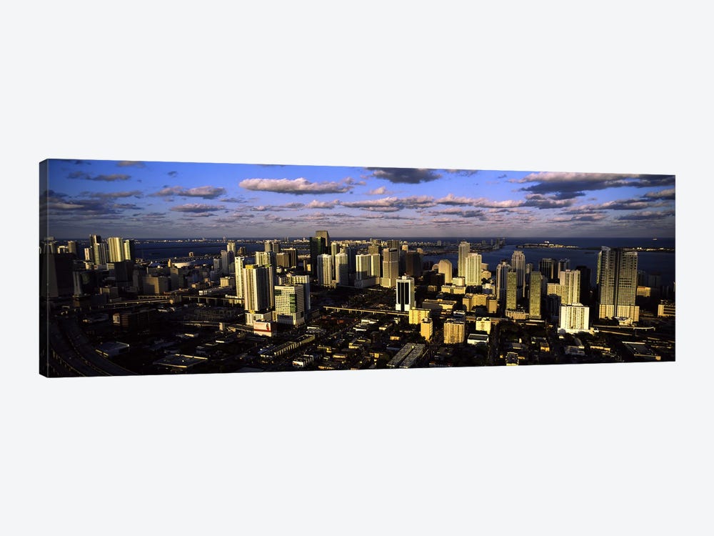Clouds over the city skyline, Miami, Florida, USA #2 by Panoramic Images 1-piece Art Print