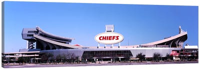 Football stadium, Arrowhead Stadium, Kansas City, Missouri, USA Canvas Art Print - Stadium Art
