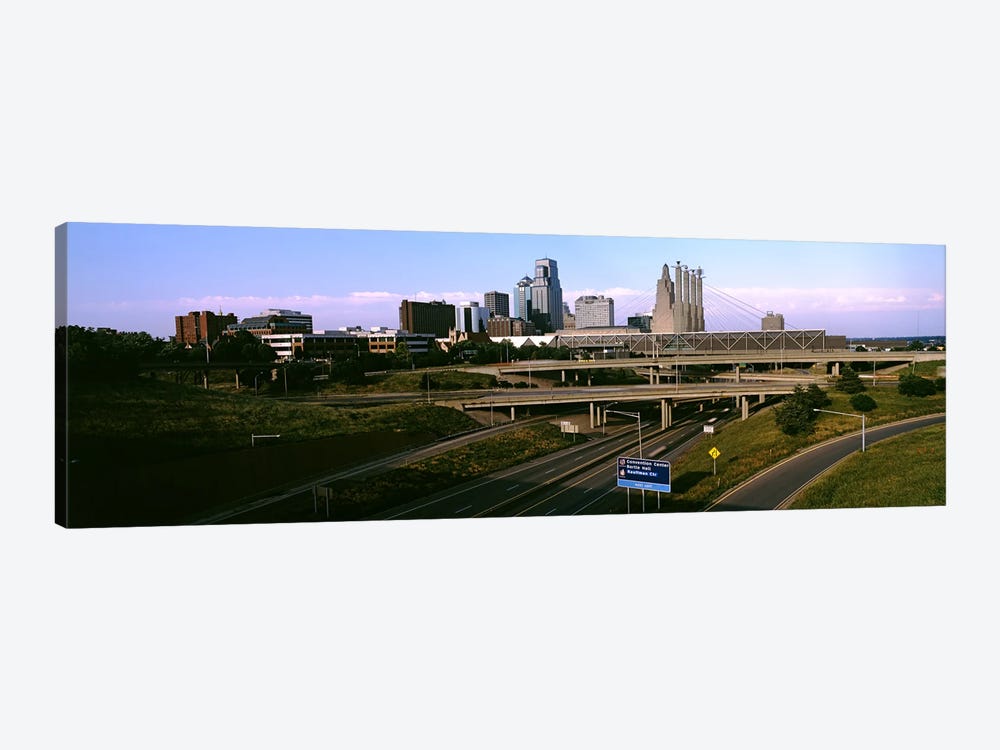 Highway interchange, Kansas City, Missouri, USA by Panoramic Images 1-piece Canvas Art
