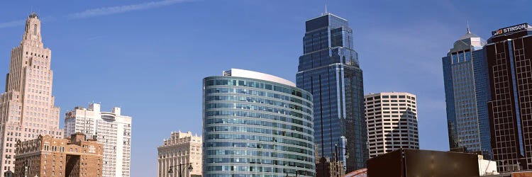 Low angle view of downtown skyline, Kansas City, Missouri, USA #2