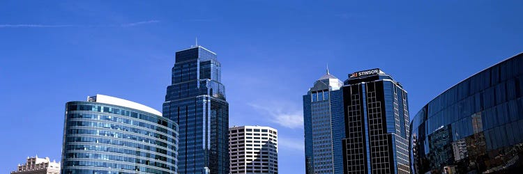 Low angle view of downtown skyline, Kansas City, Missouri, USA #3