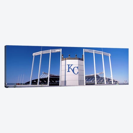 Baseball stadium, Kauffman Stadium, Kansas City, Missouri, USA Canvas Print #PIM10597} by Panoramic Images Canvas Print