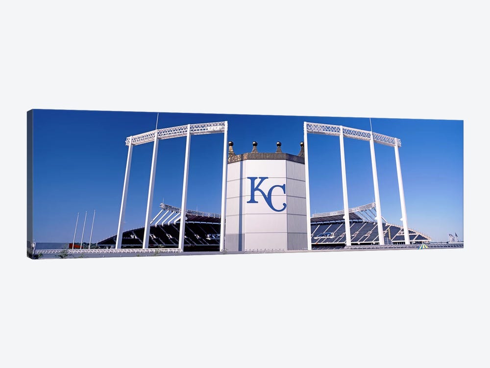 Baseball stadium, Kauffman Stadium, Kansas City, Missouri, USA by Panoramic Images 1-piece Canvas Wall Art