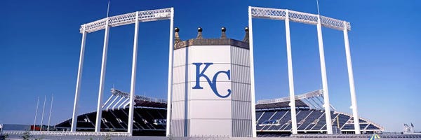 Missouri: Baseball stadium, Kauffman Stadium, Kansas City, Missouri, USA by Panoramic Images