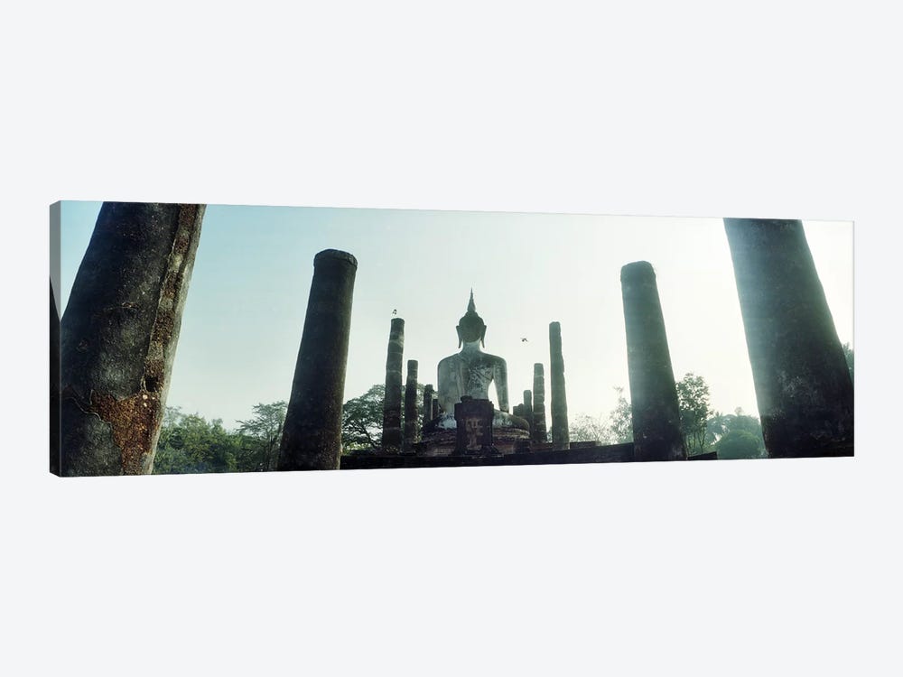 Statue of Buddha at a temple, Sukhothai Historical Park, Sukhothai, Thailand by Panoramic Images 1-piece Canvas Artwork