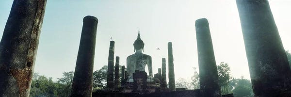 Sculptures & Statues: Statue of Buddha at a temple, Sukhothai Historical Park, Sukhothai, Thailand by Panoramic Images