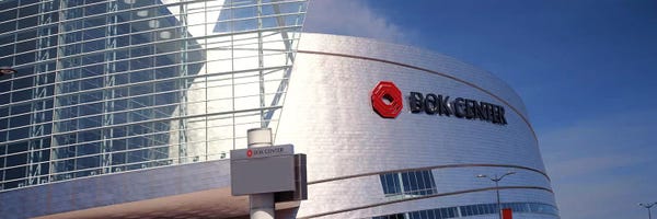 Basketball: BOK Center at downtown Tulsa, Oklahoma, USA by Panoramic Images