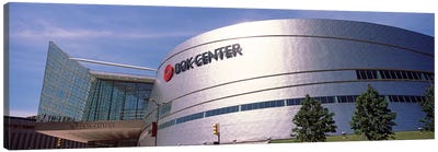 BOK Center at downtown Tulsa, Oklahoma, USA #2 Canvas Art Print - Basketball Art