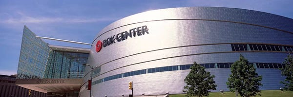 Basketball: BOK Center at downtown Tulsa, Oklahoma, USA #2 by Panoramic Images
