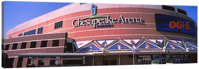 Low angle view of a stadium, Chesapeake Energy Arena, Oklahoma City, Oklahoma, USA Canvas Art Print - Basketball Art