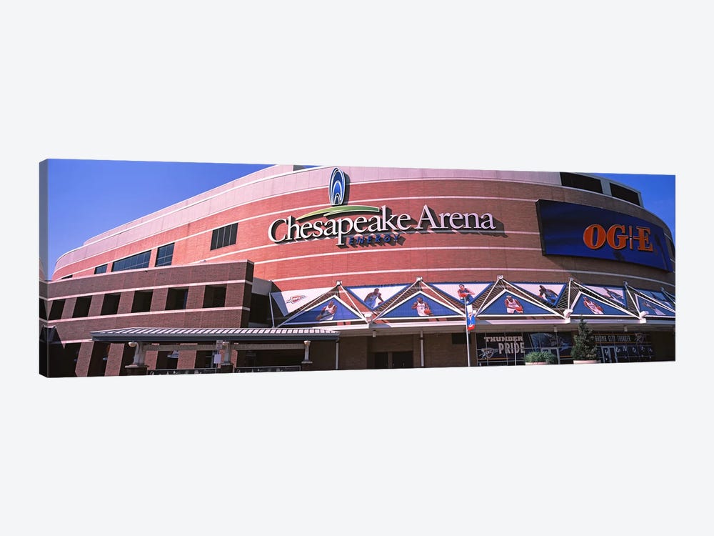 Low angle view of a stadium, Chesapeake Energy Arena, Oklahoma City, Oklahoma, USA by Panoramic Images 1-piece Canvas Art