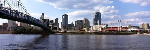 Ohio: Bridge across the Ohio River, Cincinnati, Hamilton County, Ohio, USA by Panoramic Images