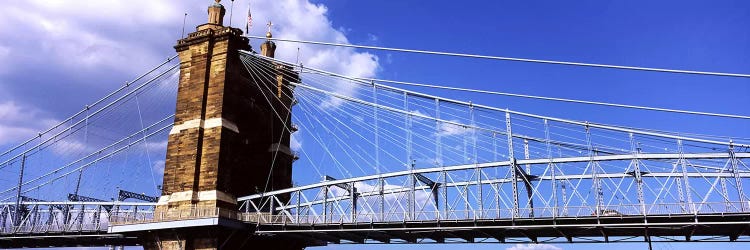 John A. Roebling Suspension Bridge across the Ohio River, Cincinnati, Hamilton County, Ohio, USA #3