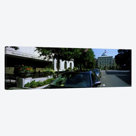 Cars parked in front of Transportation Technology Center, Raleigh, Wake County, North Carolina, USA Canvas Print #PIM10714} by Panoramic Images Art Print