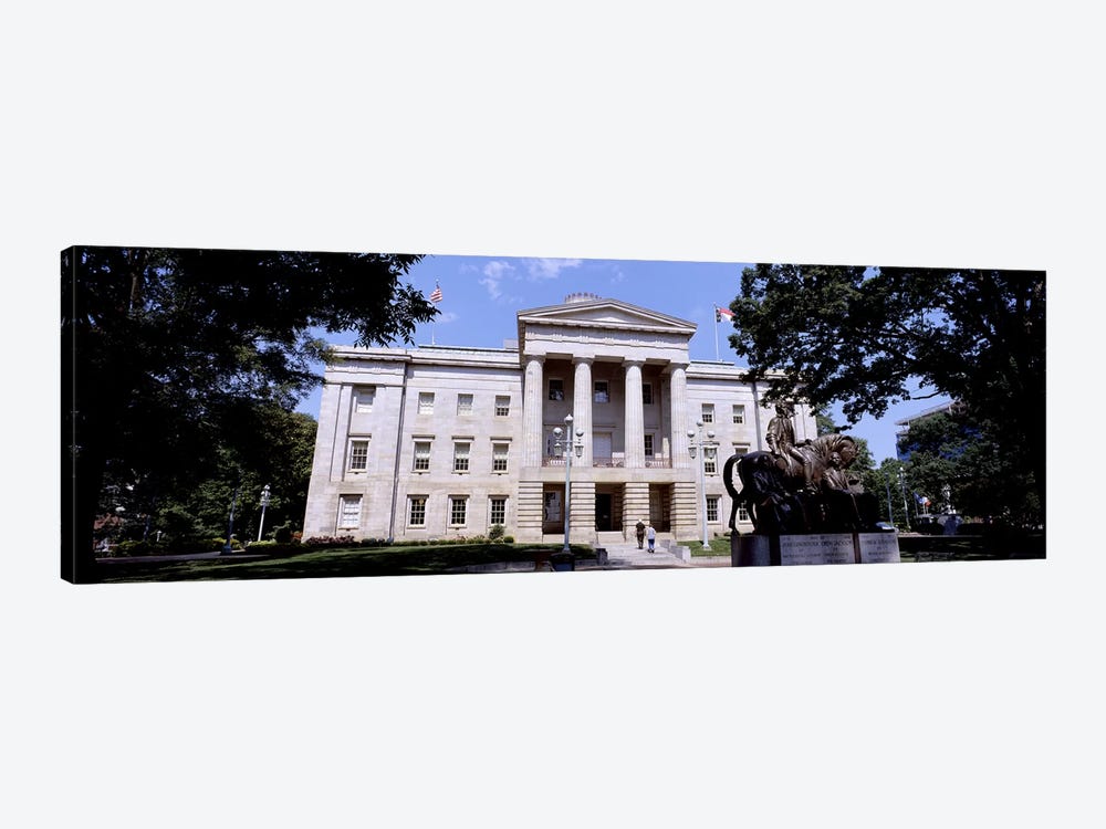 Facade of a government building, City Hall, Raleigh, Wake County, North Carolina, USA by Panoramic Images 1-piece Canvas Art Print