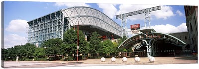 Baseball field, Minute Maid Park, Houston, Texas, USA Canvas Art Print - Houston Art