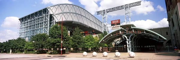 Houston: Baseball field, Minute Maid Park, Houston, Texas, USA by Panoramic Images