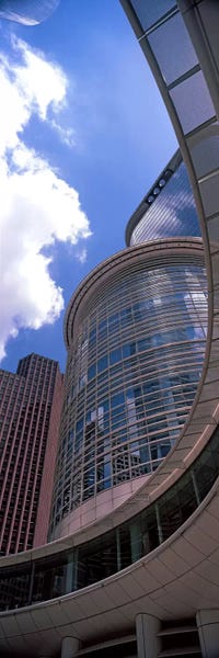 Houston: Low angle view of a building, Chevron Building, Houston, Texas, USA by Panoramic Images